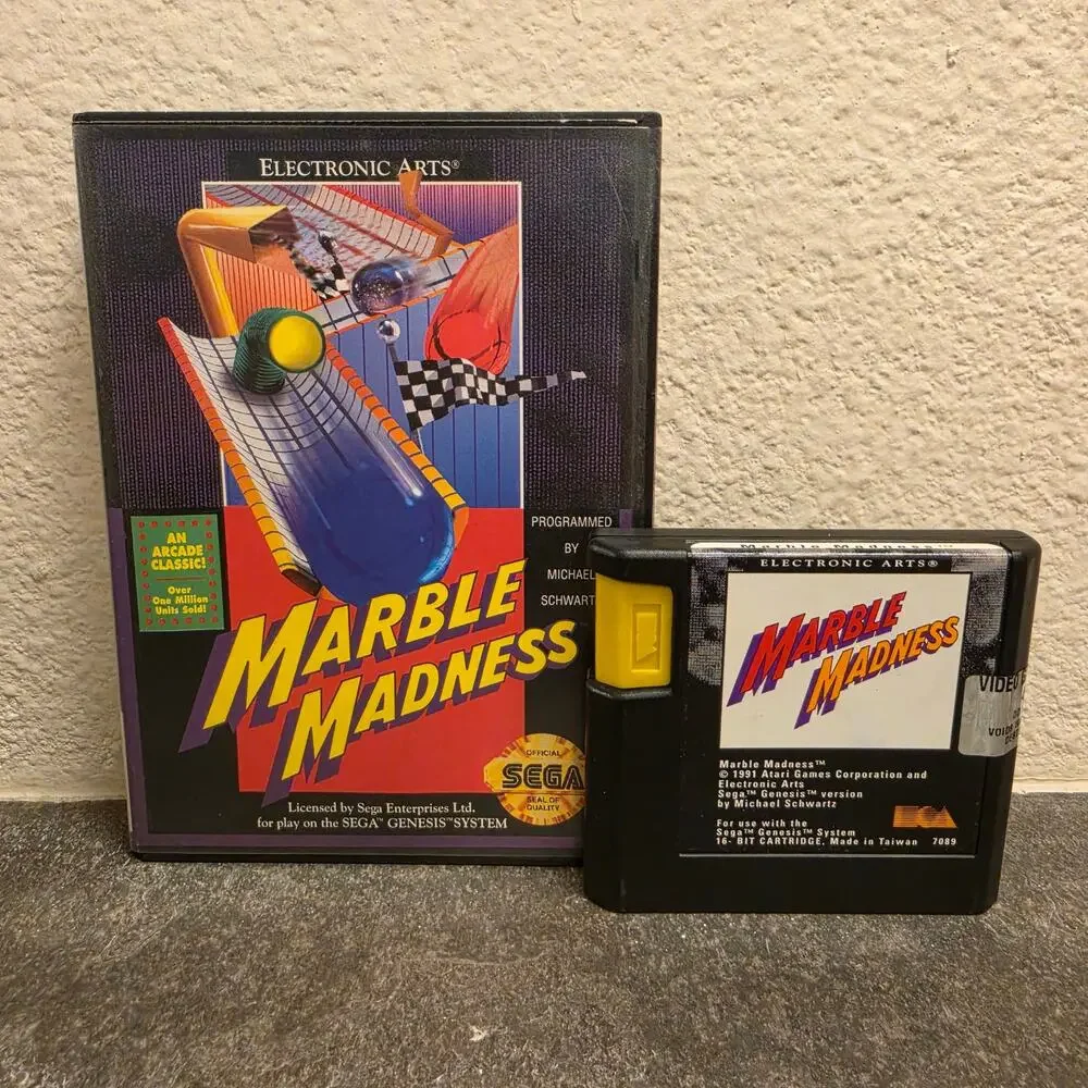 Game - Marble Madness - Genesis - Sega